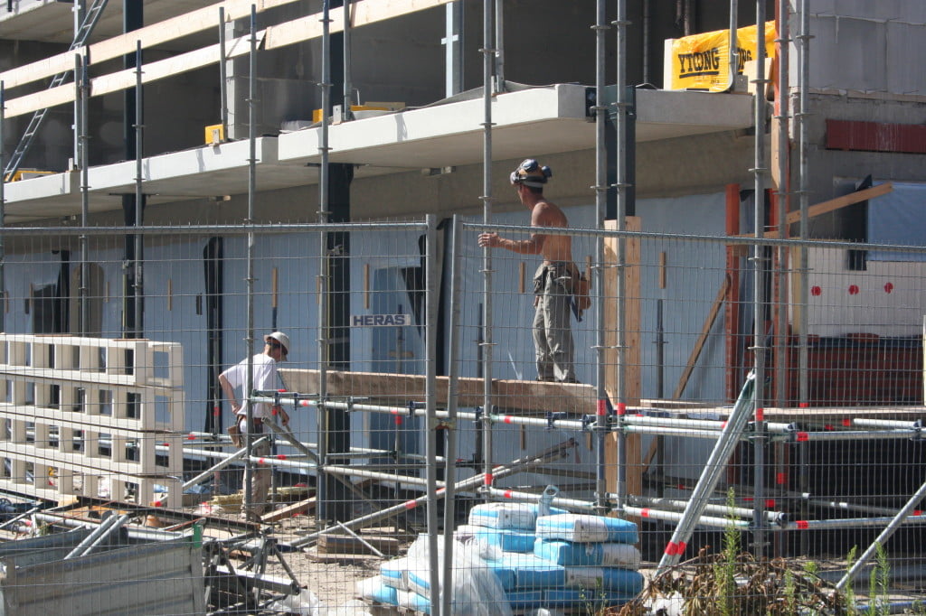 Bouwplaats, personeel