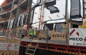 De metselaars van Meco hadden veel geduld nodig bij de uitvoering van het siermetselwerk. Twaalf weken deden ze erover.