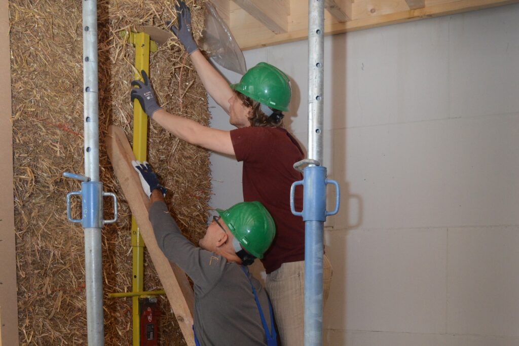 strobouw, houtskelet, Iewan