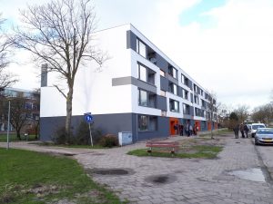 De Rijnstraat in Alkmaar na de aanpak door consortium Hecon duurSaam.