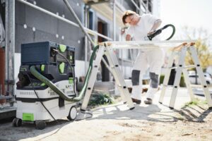 Voor stofafzuiging is een mobiel powerstation erg handig. (Foto: Festool)
