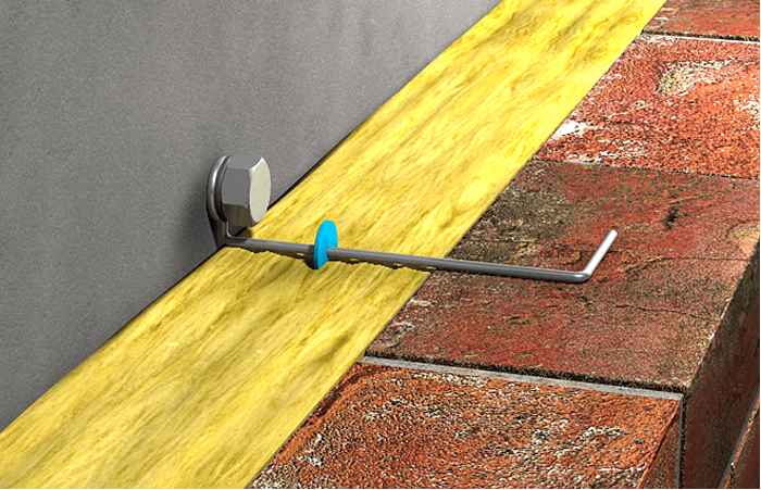 Montagehandleiding voor de verankering in beton en metselwerk.