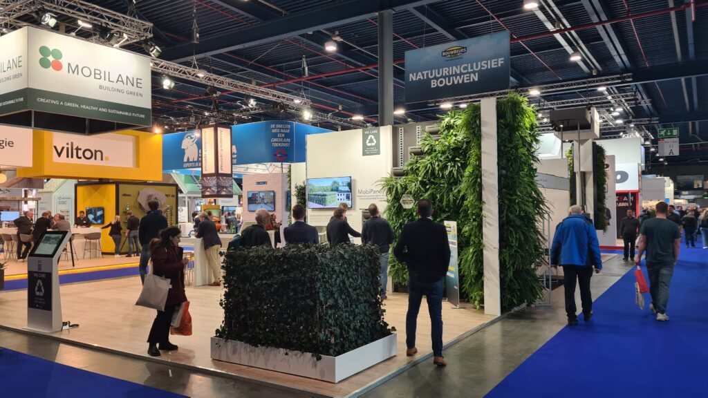 Paviljoen Natuurinclusief Bouwen op de BouwBeurs 2023.