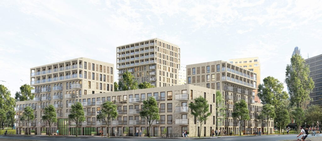 woningbouwproject Qube Noord bouwfysische adviezen in het BIM ingeladen