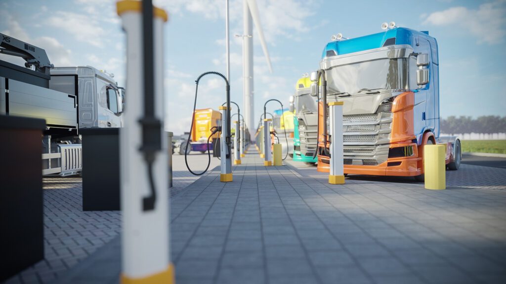laadplein voor vrachtwagen en zwaar bouwmaterieel, WattHub