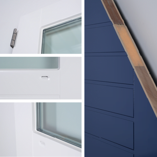 geïsoleerde achterdeur van Weekamp Deuren