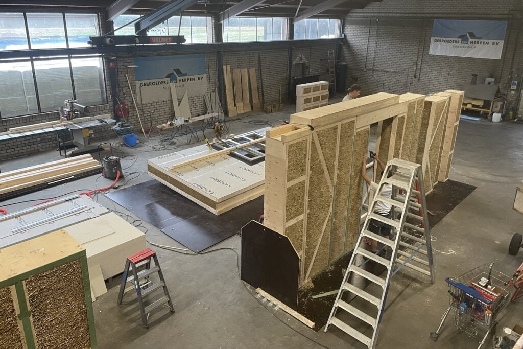 strobouw, prefab strogevel Strotec.