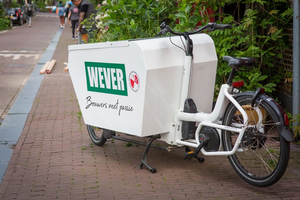 zero-emisisezones; Wever Bouw investeerde in elektrische bakfietsen