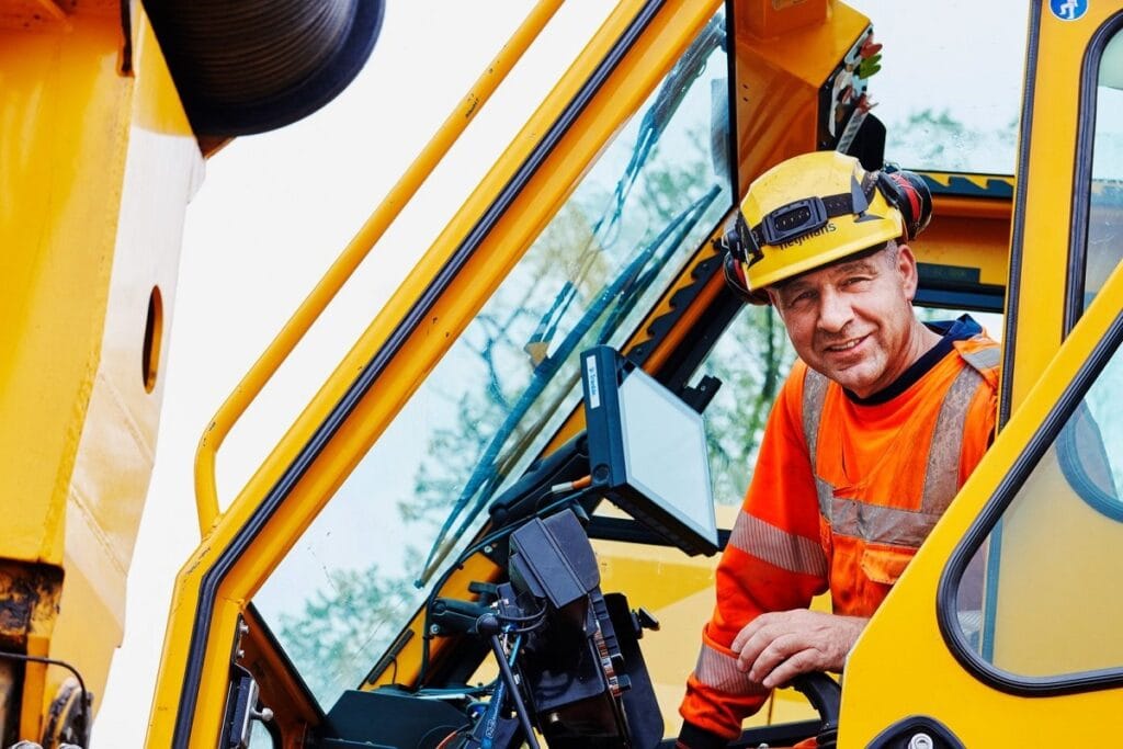 Heijmans rust machines uit met noodrem-detectieassistentie