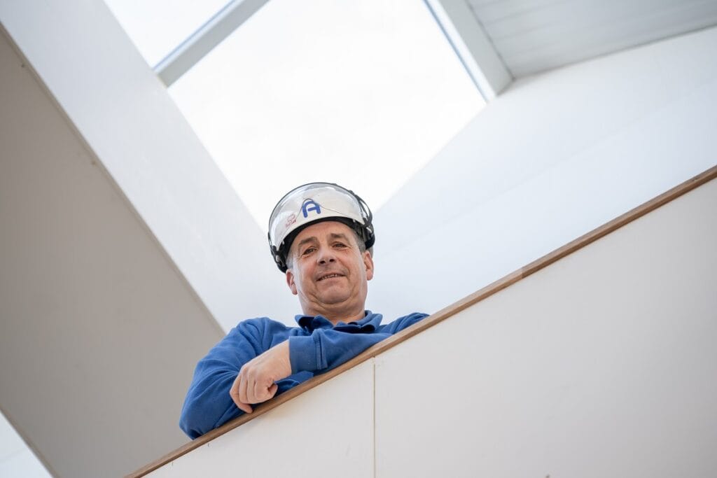 Rob Seising, uitvoerder bouwbedrijf A. Huurdeman