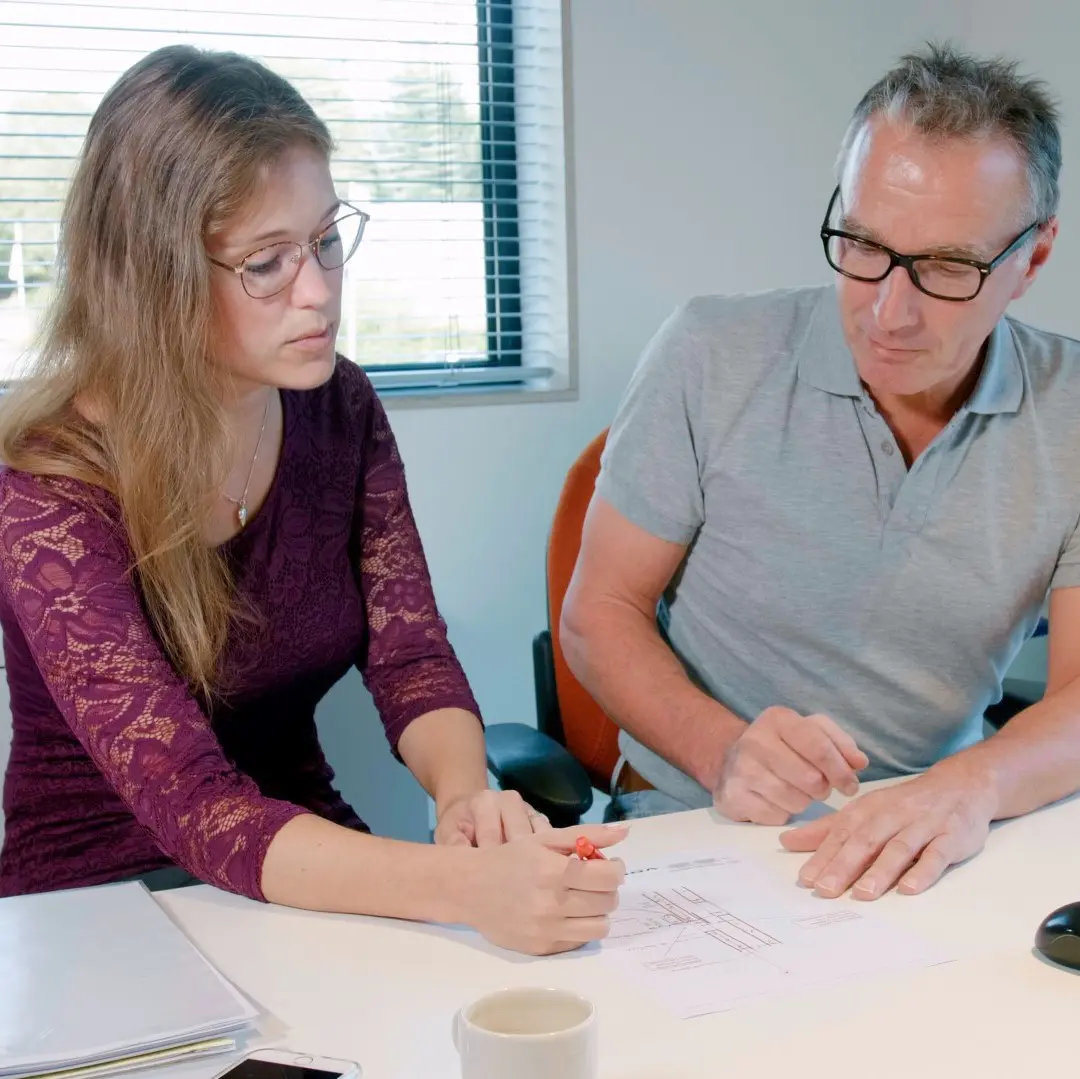 Harrie Vekemans en Steffie van Wijlick van Adviesbureau Vekemans.