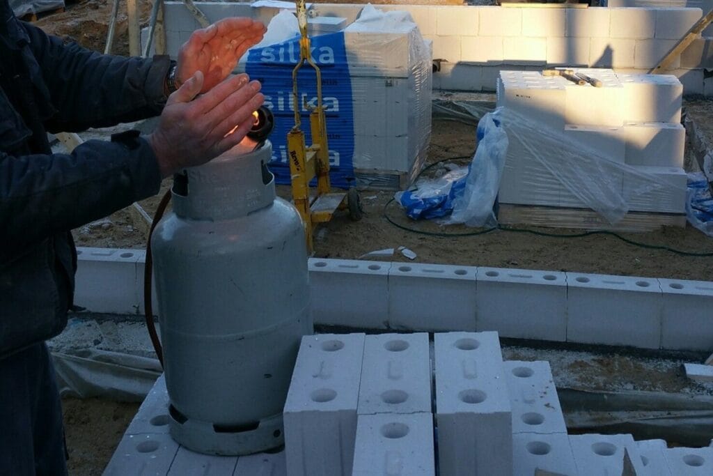 metselen en weersomstandigheden