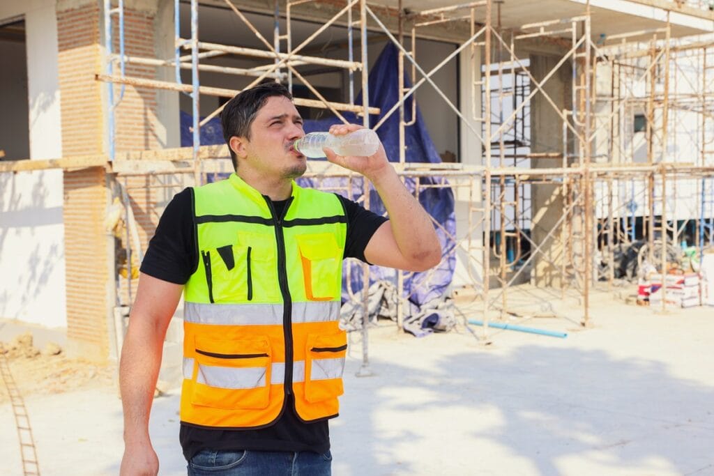 Veilig werken bij extreme hitte in de bouw